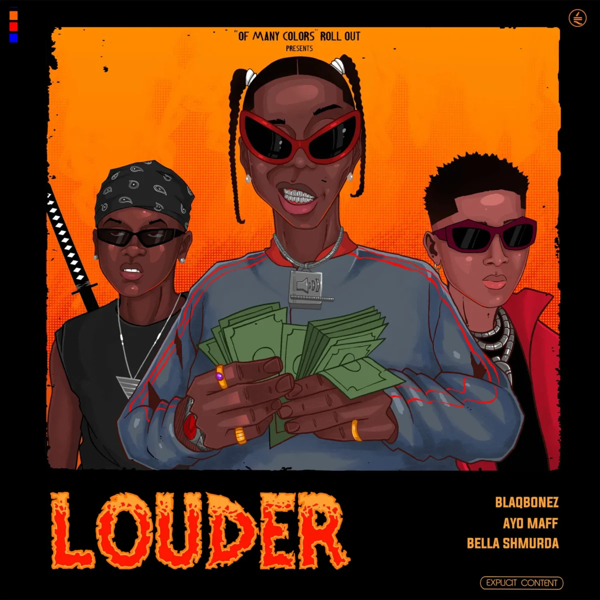 Blaqbonez – Louder Feat. Ayo Maff & Bella Shmurda
